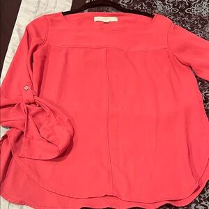 LOFT Vibrant Pink Women's Blouse. Nice style and color.  Size XS